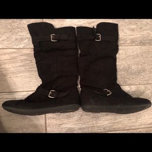 Girls Black Boots